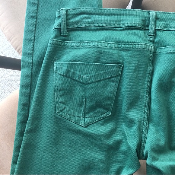 Zara Jeans Zara Green Slim Cut Core Denim Jeans Poshmark